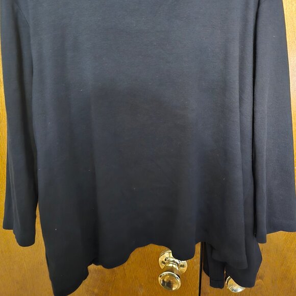 Rafaella Black Beaded Sweater in Size 3X - Picture 4 of 5